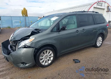 2014 Toyota Sienna Le 7 Passenger из США, поврежденный, VIN 5TDJK3DC7ES076047